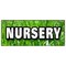 Signmission NURSERY BANNER SIGN trees plants flowers landscaping landscaper grass B-96 Nursery - alternate 1